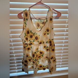 Sunflower Tank Top